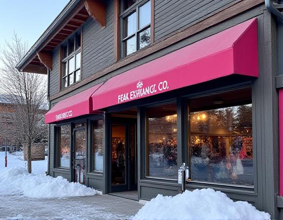 Peak Exchange Co. ski shop on Lorimer Road, Whistler BC